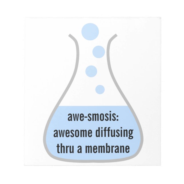 Biology & Chemistry: Teaching Science is Awesome Notepad (Front)