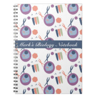 Biology Class Cell Lab Black Notebook