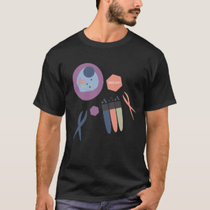 Biology Class Cell Lab Black T-Shirt