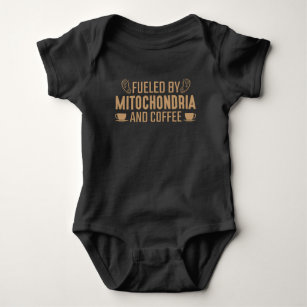 Biology Fueled By Mitochondria And Coffee lover Baby Bodysuit