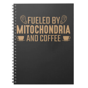Biology Fueled By Mitochondria And Coffee lover Notebook
