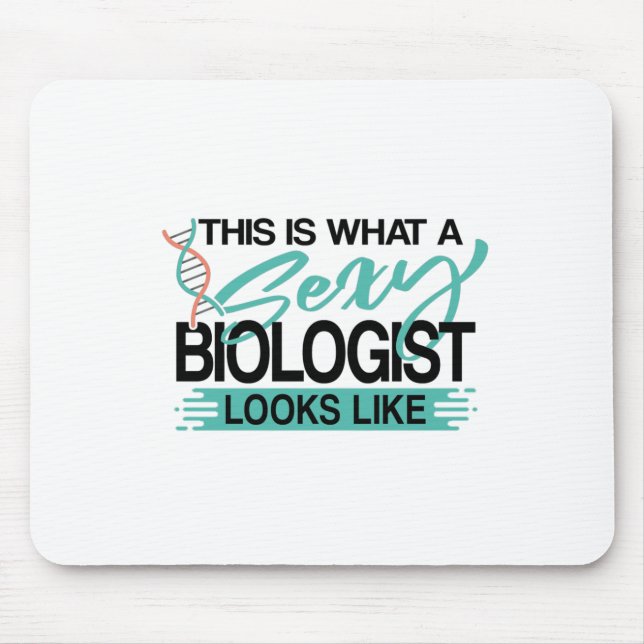 Biology Gift Ideas | Biologist Teacher Students Mouse Mat (Front)