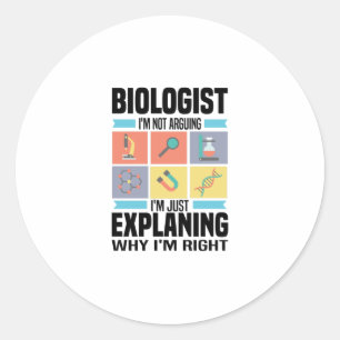 Biology Gifts   Biologists Teacher Science Student Classic Round Sticker
