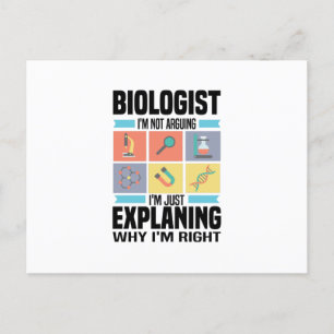Biology Gifts   Biologists Teacher Science Student Postcard