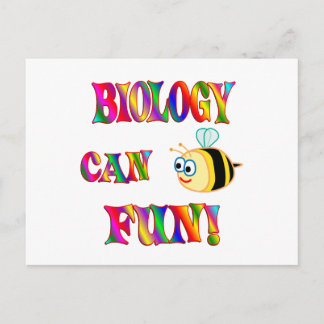 Biology is Fun Postcard