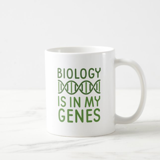 Biology Is In My Genes Coffee Mug (Right)