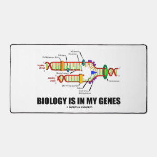 Biology Is In My Genes DNA Replication Desk Mat