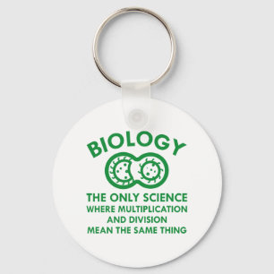Biology Is In My Genes Key Ring