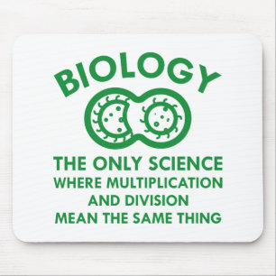 Biology Is In My Genes Mouse Mat