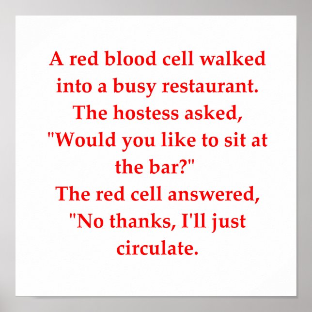biology joke poster (Front)
