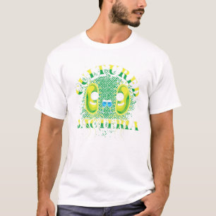 Biology Microbiologist Drinking Wine Cultured Bact T-Shirt