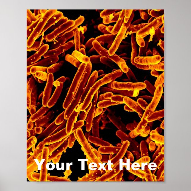 biology microbiology abstract art poster canvas (Front)