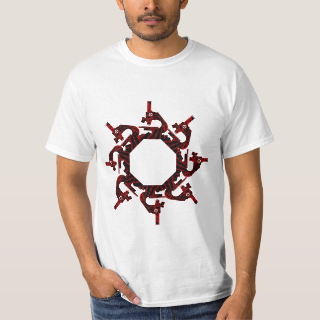 Biology Microscope T-shirt (Front)