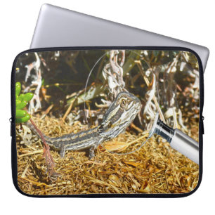 Biology Of A Baby Bearded Dragon Lizard, Laptop Sleeve