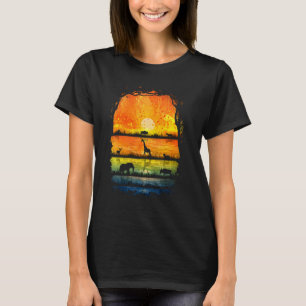 Biology Of African Savannahs Habitats Elephant Gir T-Shirt