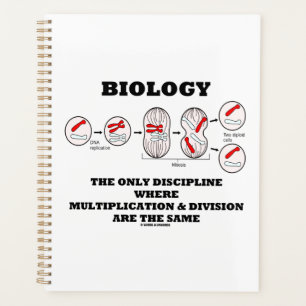Biology Only Discipline Multiplication Division Planner