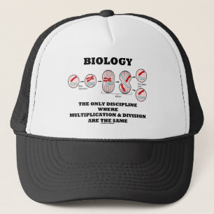 Biology Only Discipline Multiplication Division Trucker Hat