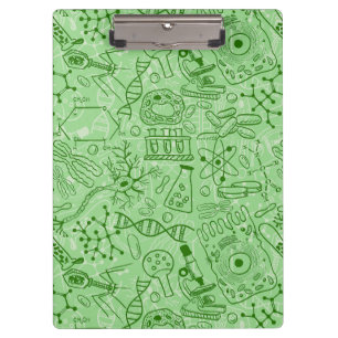 Biology Pattern Clipboard