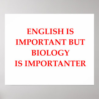 biology poster