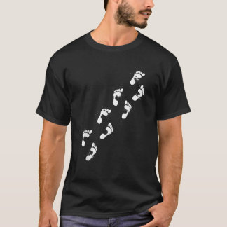 Biology Primate Evolution Human Footprint Human T-Shirt