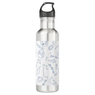 Biology scientific diagrams design 710 ml water bottle