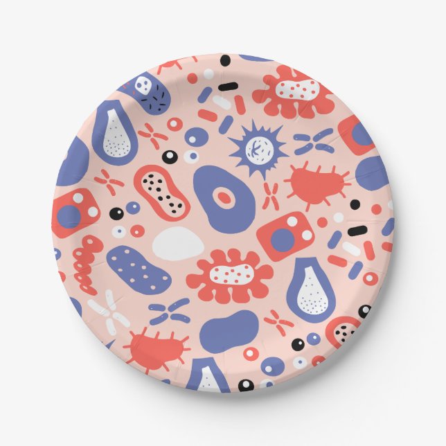 Biology Teacher Paper Plates (Front)