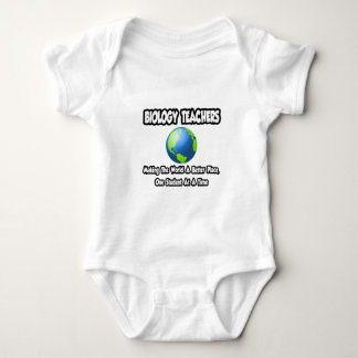 Biology Teachers...World a Better Place Baby Bodysuit