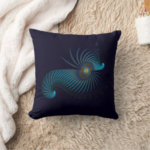 Bioluminescent Alien Sea Creature Cushion
