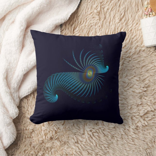 Bioluminescent Alien Sea Creature Cushion (Blanket)