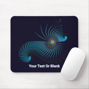 Bioluminescent Alien Sea Life Mouse Mat