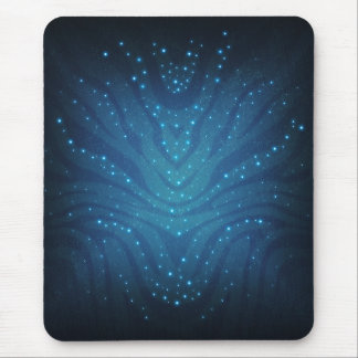 Bioluminescent Blue Alien Skin Pattern - Avatar Mouse Mat