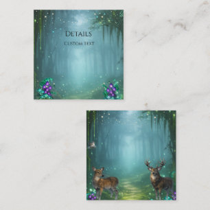 Bioluminescent Elegance Wedding Collection Enclosure Card