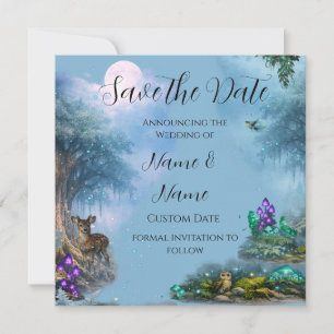 Bioluminescent Elegance Wedding Collection Save The Date