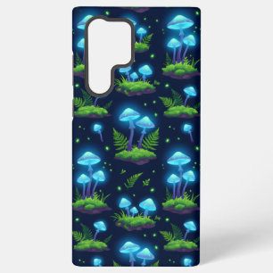 Bioluminescent Mushroom Glow Pattern Phone Case