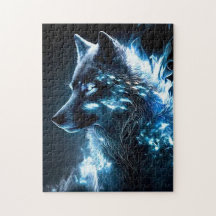Bioluminescent Wolf