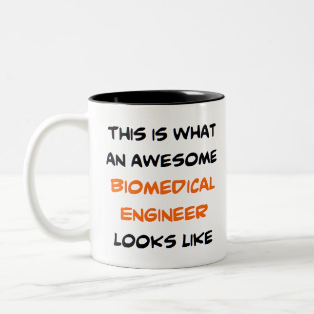 biomedical engineer, awesome Two-Tone coffee mug (Left)