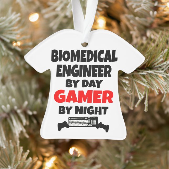 Biomedical Engineer by Day Gamer by Night Ornament (Tree)