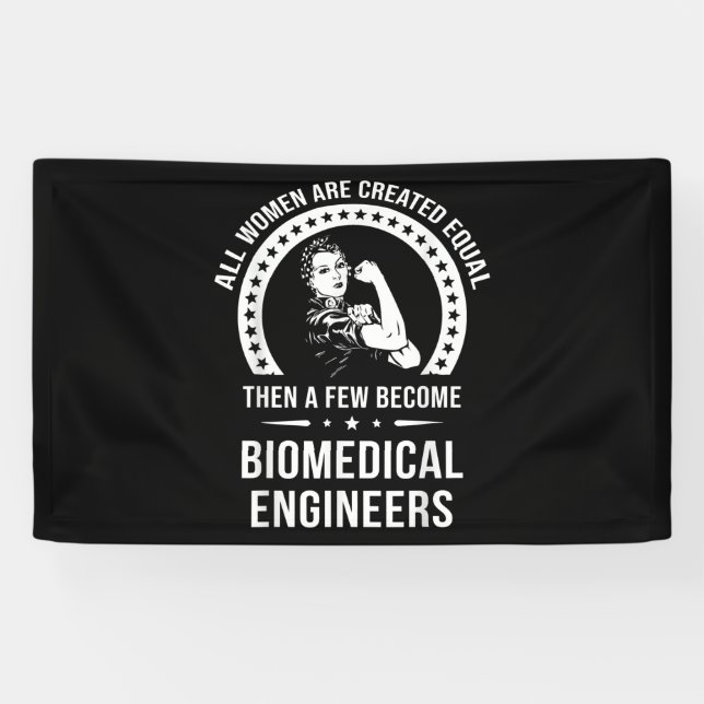 Biomedical Engineer For Women Biomedical Engineer Banner (Horizontal)