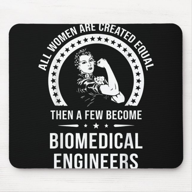 Biomedical Engineer For Women Biomedical Engineer Mouse Mat (Front)