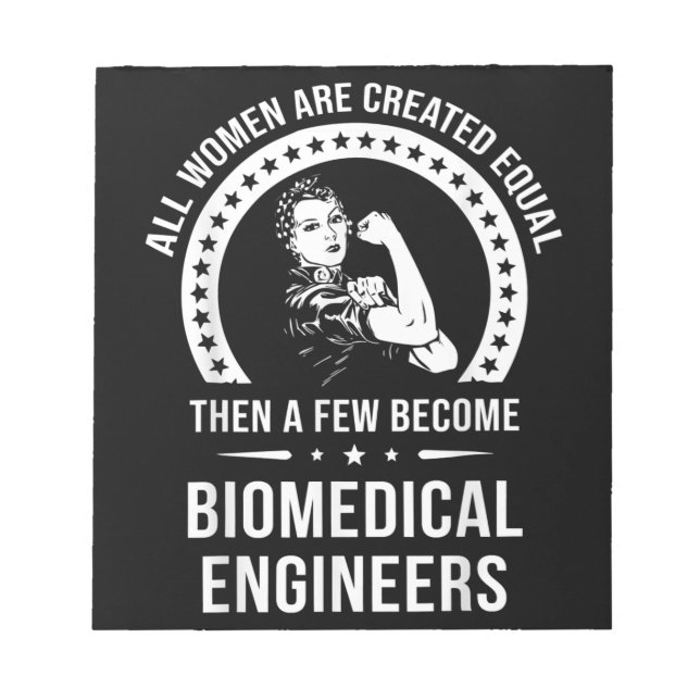 Biomedical Engineer For Women Biomedical Engineer Notepad (Front)
