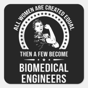 Biomedical Engineer For Women Biomedical Engineer Square Sticker