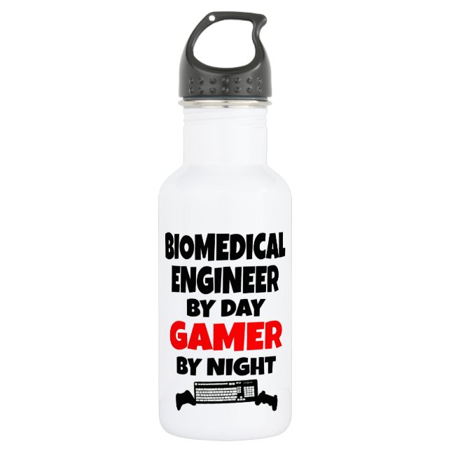 Biomedical Engineer Gamer 532 Ml Water Bottle (Front)