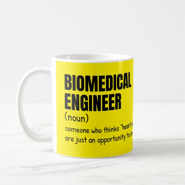 Biomedical Engineer Gift Idea Coffee Mug (Left)