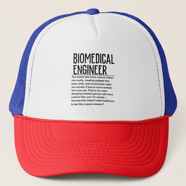 Biomedical engineer trucker hat (Front)