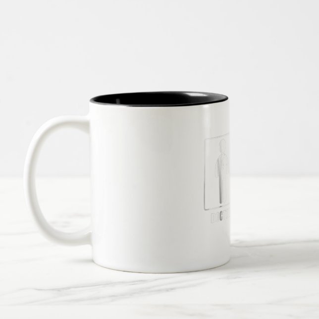 Biomedical Engineer Unicorn Dabbing Funny Lovers Two-Tone Coffee Mug (Left)