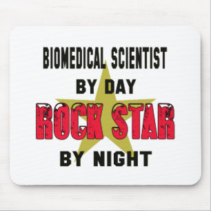 Biomedical scientist by Day rockstar by night Mouse Mat