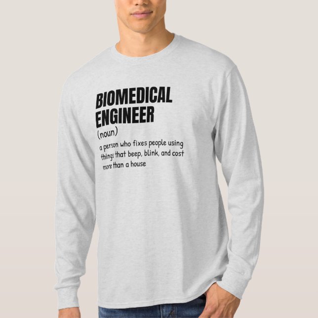 Biomedical Tech Expert Definition Tee (Front)