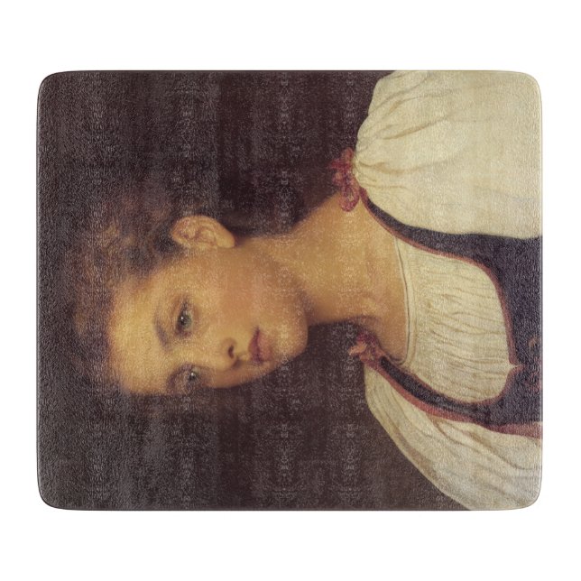 Biondina (by Frederic Leighton) Cutting Board (Front)