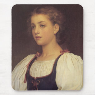 Biondina (by Frederic Leighton) Mouse Mat