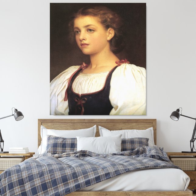  Biondina Canvas Print (Insitu(Bedroom))